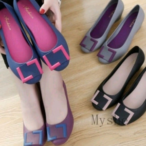 젤리 플랫슈즈 245