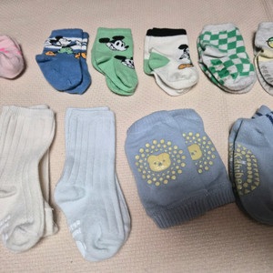 신생아 아기 양말 니삭스 무릎보호대 일괄