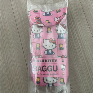 바쿠백X헬로키티 바쿠 키티 선글라스 안경 케이스 파우치