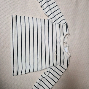 h&m 아기 스트라이프 티셔츠 4~6m