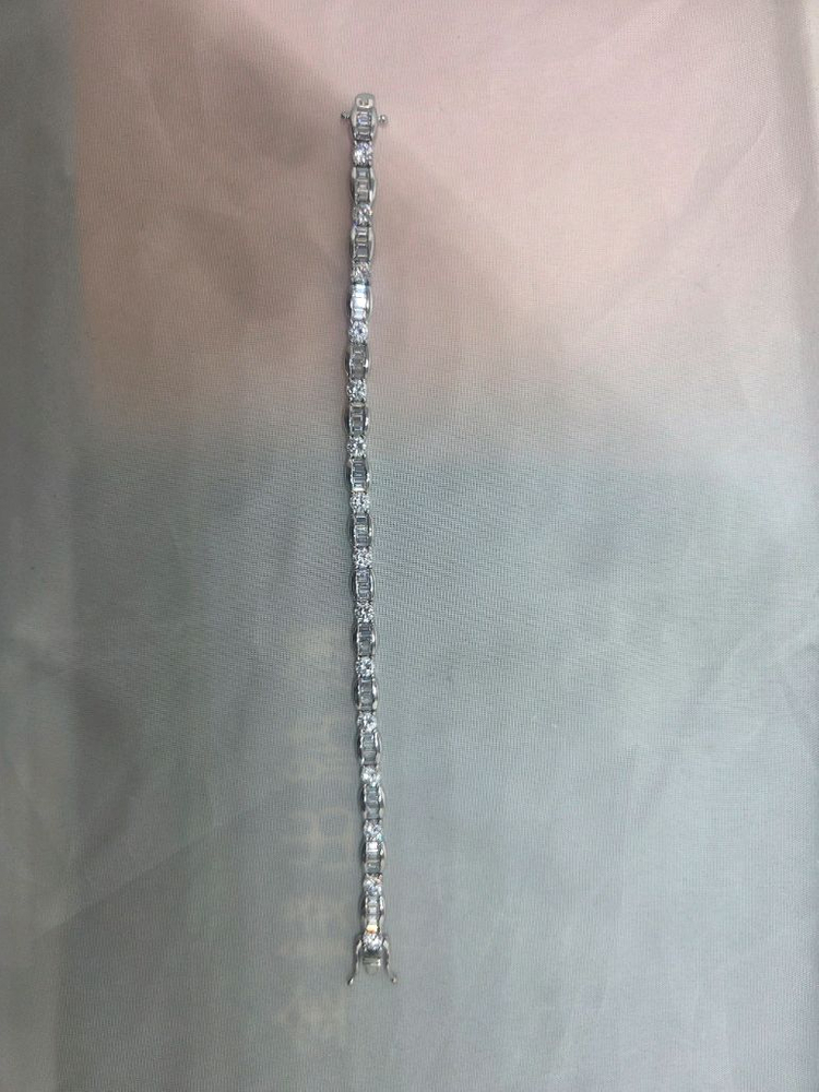 지르콘 은팔찌--1