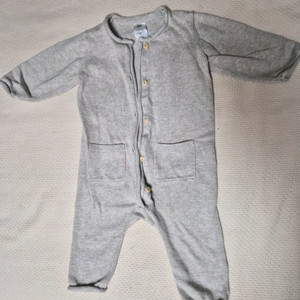 h&m 신생아 아기 바디수트 오가닉코튼 커버올 우주복 2~4m