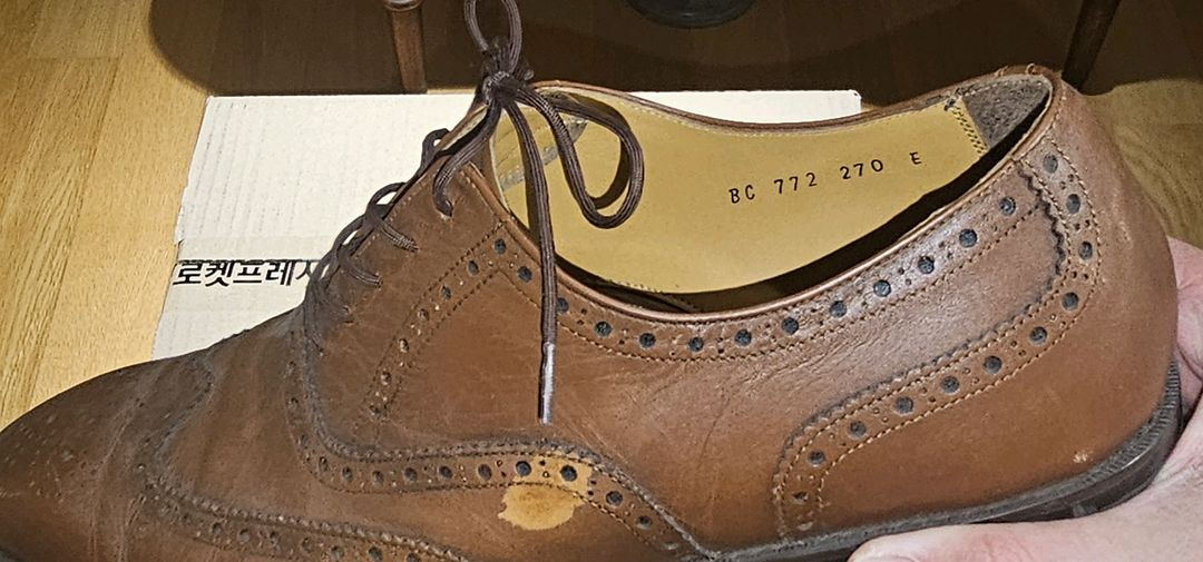 남성 드레스 슈즈 피렌체 아뜰리에 윙팁 285--6