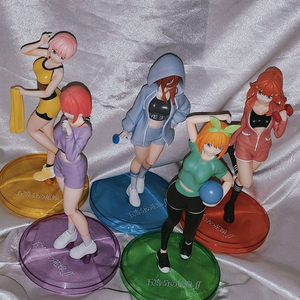 오등분의 신부 5등분의 신부 짐 데이트 체육관 데이트 나카노 이치카 니노 미쿠 요츠바 이츠키 미소녀 피규어