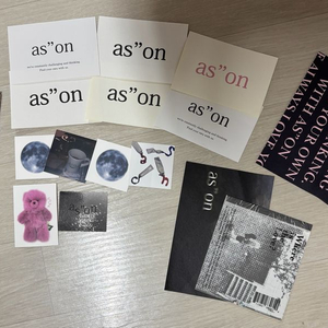 일괄 3000 애즈온 페일제이드 스티커 엽서 등 모음 이미지