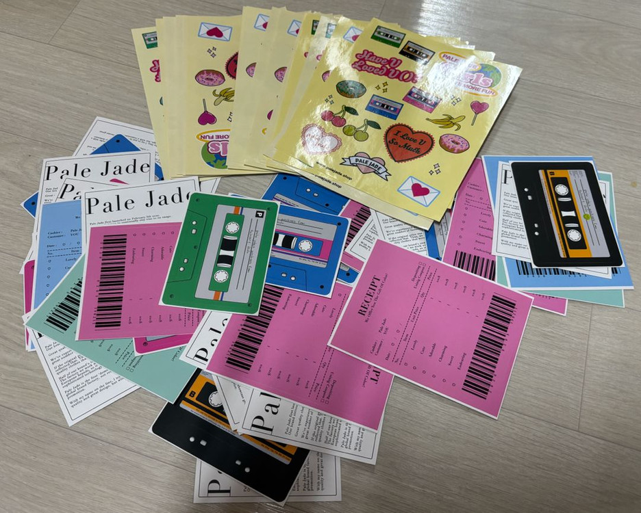 일괄 3000 애즈온 페일제이드 스티커 엽서 등 모음 이미지