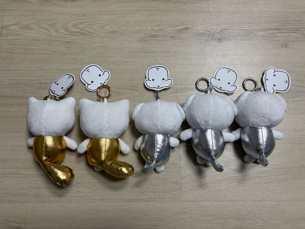 가나디 실버, 골드 키링(새상품)--1