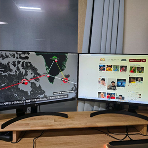 모니터 2대 LG 27인치 IPS 27MK60TM