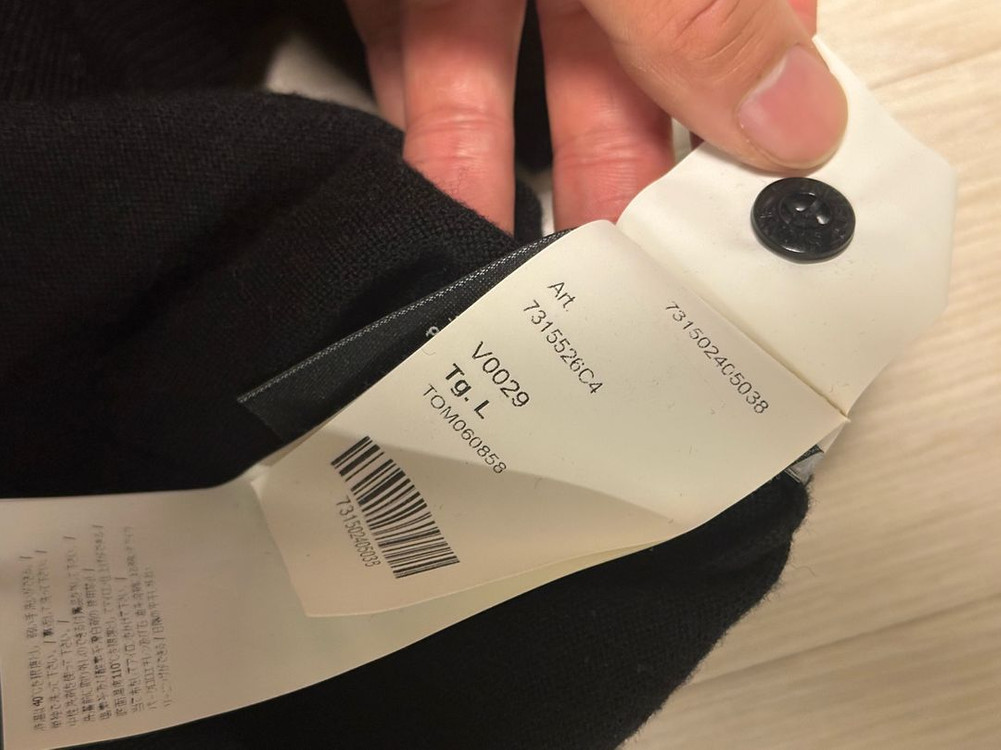 스톤아일랜드 와펜 7215502B0 V0029 남자 니트 L--4