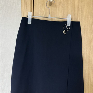 (시착1회) 라인에디션 미니스커트 네이비 55사이즈