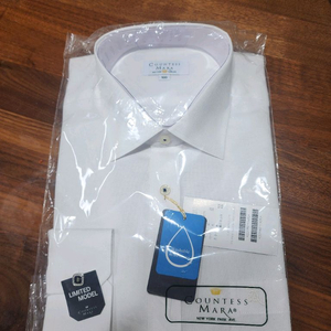 카운테스마라 화이트 긴팔 셔츠 새상품 100