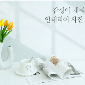 SNS 감성샷용 촬영 배경지, 깨끗하게 쓴 4장 판매