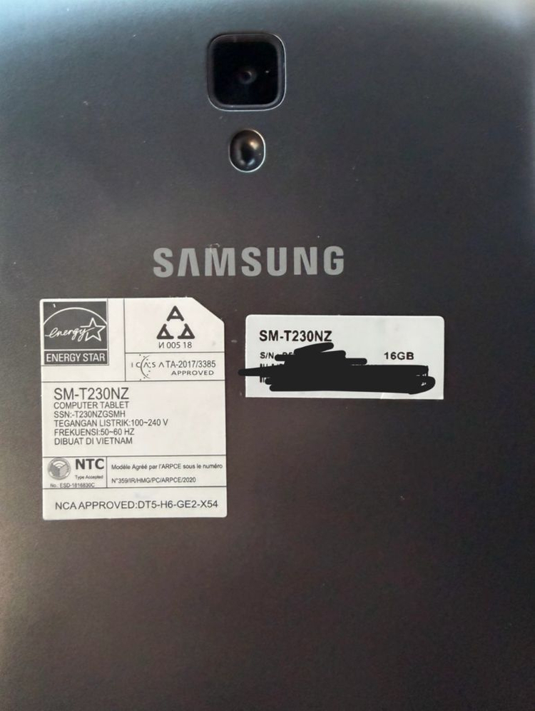 벤츠 후석 태블릿 SM-T230NZ--2