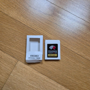세이코 시계 2025 도쿄 마라톤 기념 핀뱃지