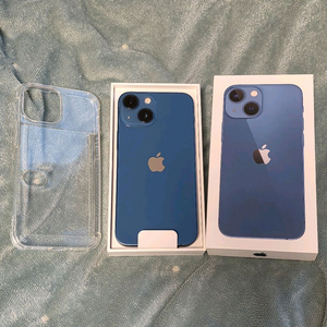 (단순개봉 미사용)아이폰13미니 블루 128GB 소장품