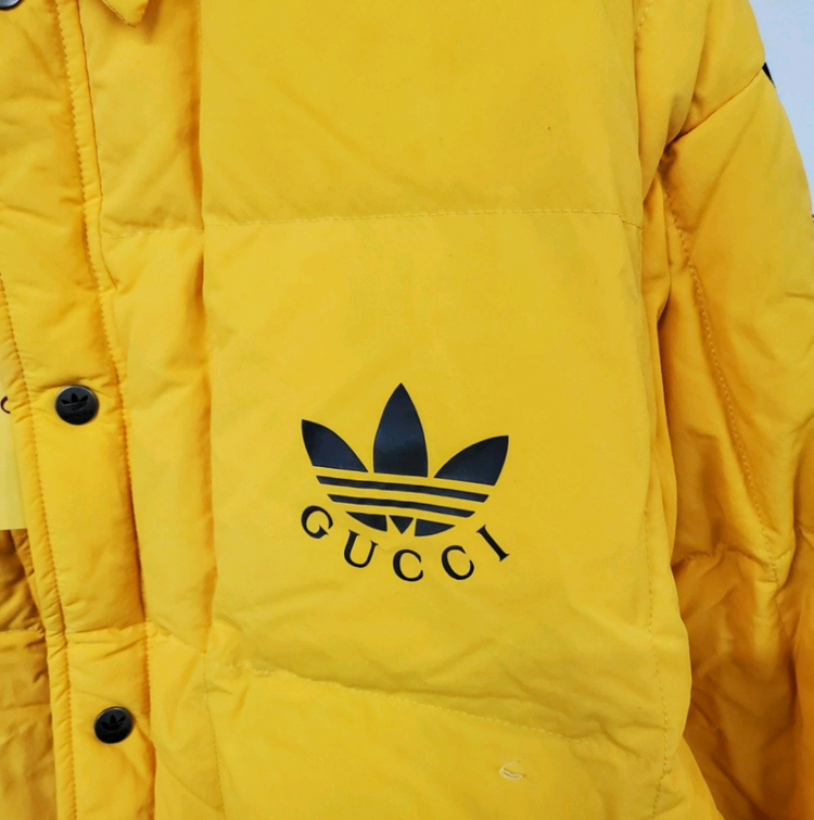 구찌 아디다스 콜라보 다운 재킷 점퍼 팝니다--2