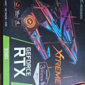 기가바이트 AORUS RTX3080 12GB 일체형수냉 보증O 판매
