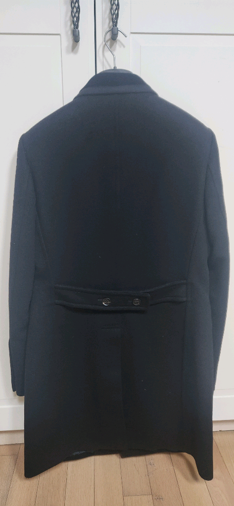 버버리프로섬 벨벳카라 체스터필드 코트 50--1