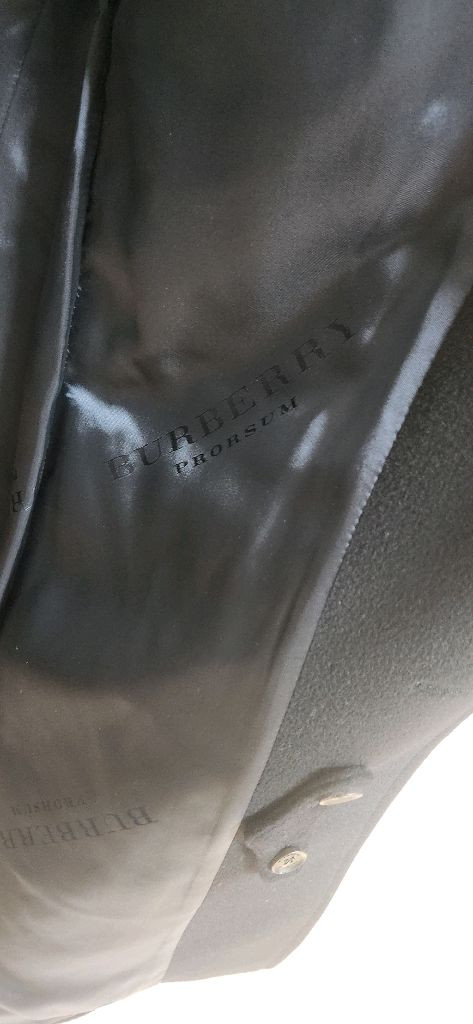 버버리프로섬 벨벳카라 체스터필드 코트 50--3