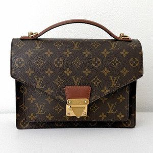 루이비통 모노그램 몽소 플랩 금장 탑핸들 2WAY 토트·크로스백