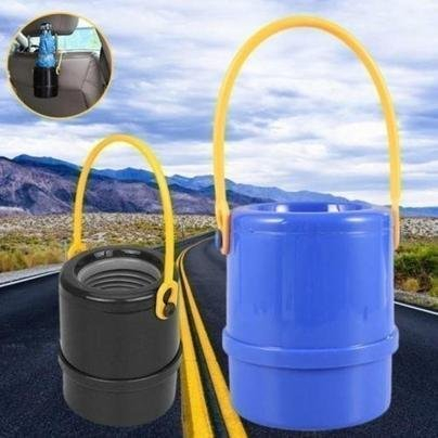 새 파랑색 차량용 우산 수납함 방수 수납 용품 편리 걸이 정리 차안 이미지