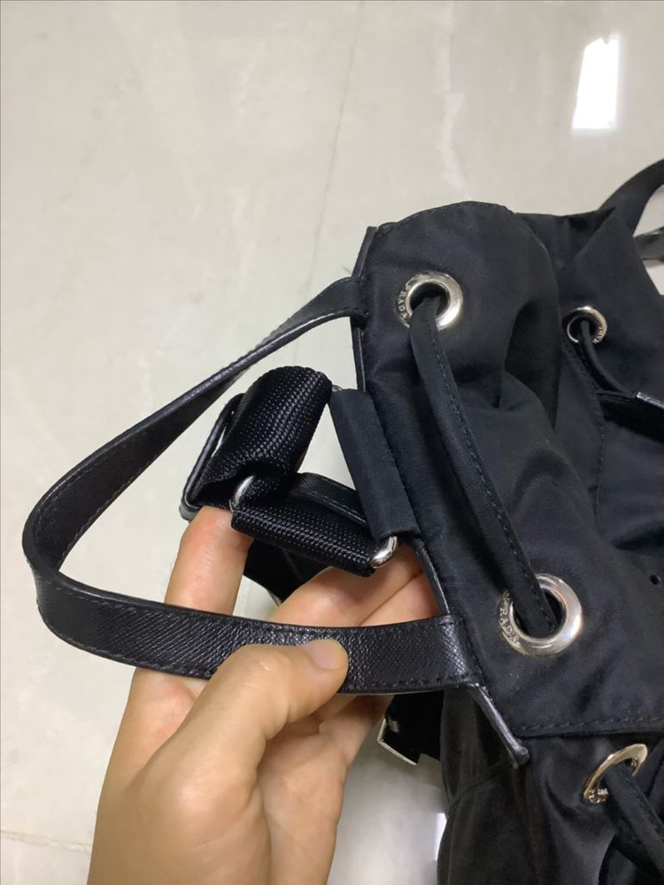 프라다 나일론 백팩--3