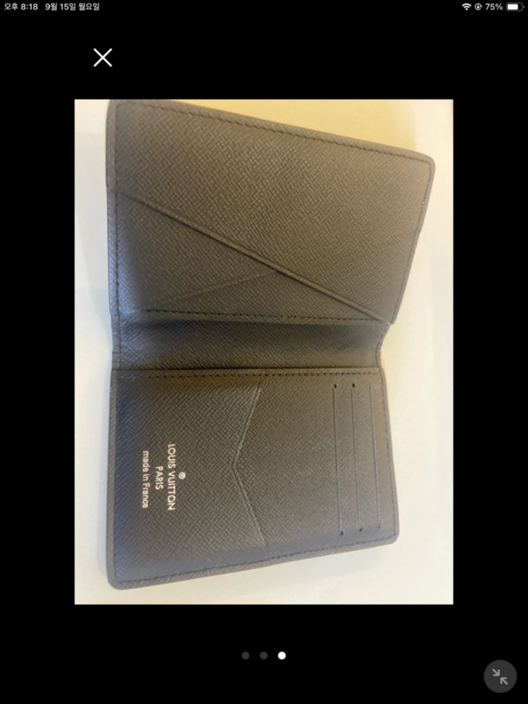 모노그램 반지갑--2