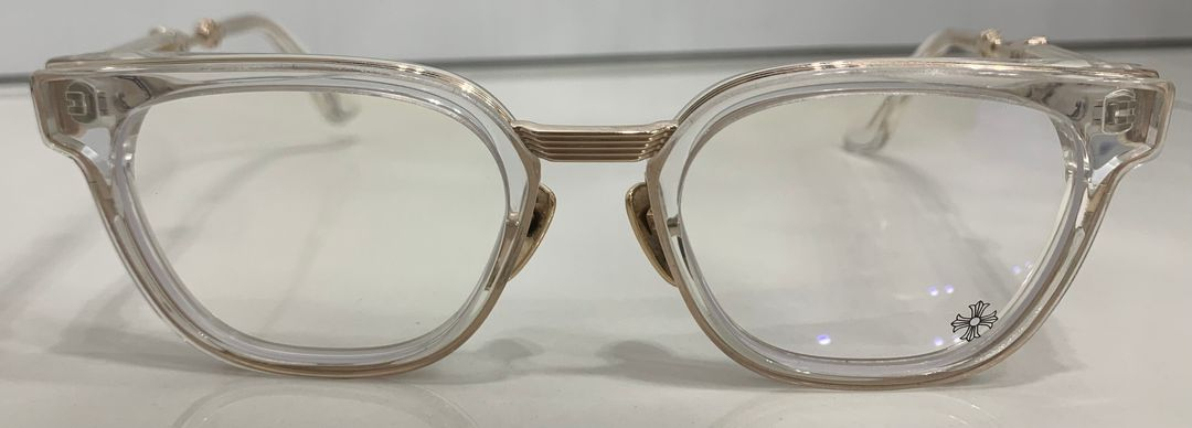 크롬하츠 덕버터 크리스탈 골드 [CRYS/GP] 안경 클리어 이미지