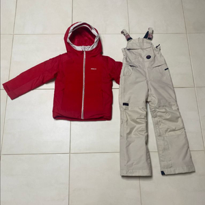 데카트론 WEDZE 어린이 유아 아동 키즈 스키복 보드복 (120-130) 방한복 방한바지 썰매복 썰매바지 방수바지