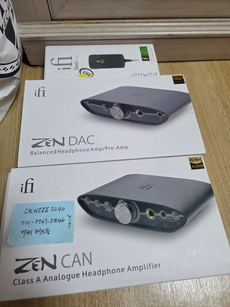 신동품 Ifi ZEN CAN3, ZENDAC3 ,Ipower2, 4.4mm 미케 케이블 일괄 판매--1