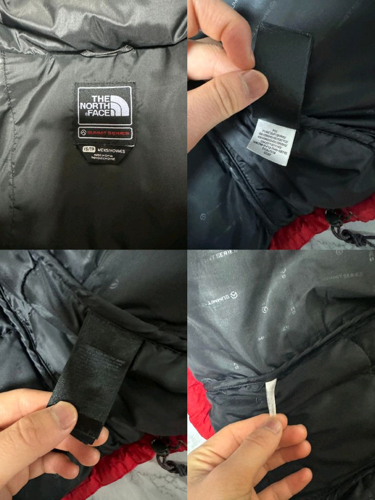 노스페이스 히말라야 레드 눕시 800 필파워 패딩 자켓 이미지