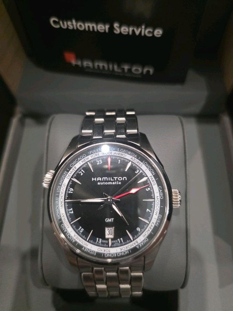 해밀턴 GMT 오토매틱 시계 풀박스--3