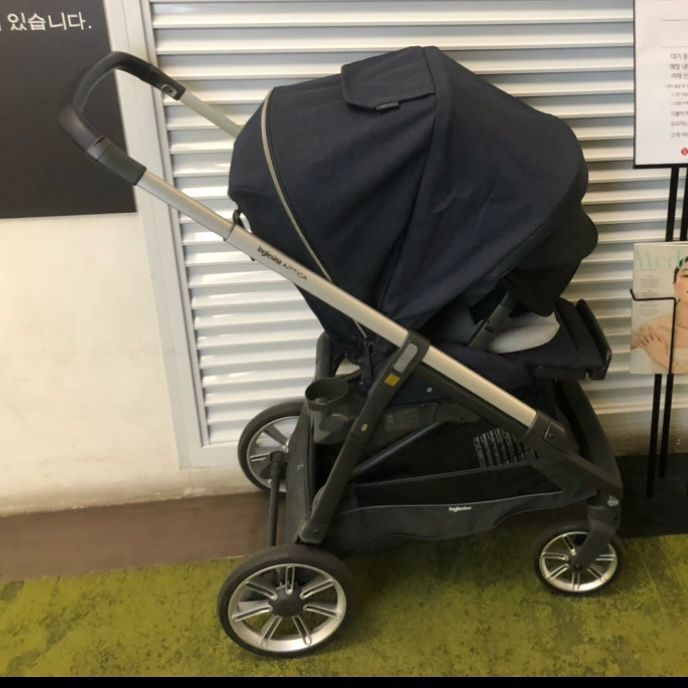 잉글레시나 앱티카 양방향 디럭스 유모차+방풍커버+다리방한커버+레인커버+유아시트+벨트커버+컵꽂이 등--1