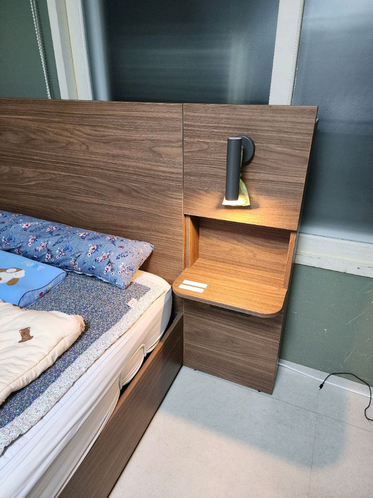 일룸 바젤 어반월넛 선반형 패널 400폭--2