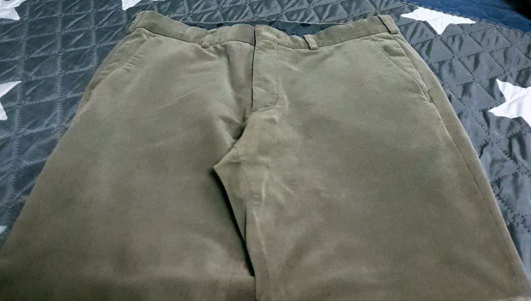 BRUNO BAFFI 면혼방 코듀로이 혜비 팬츠 연카키 (33)--1