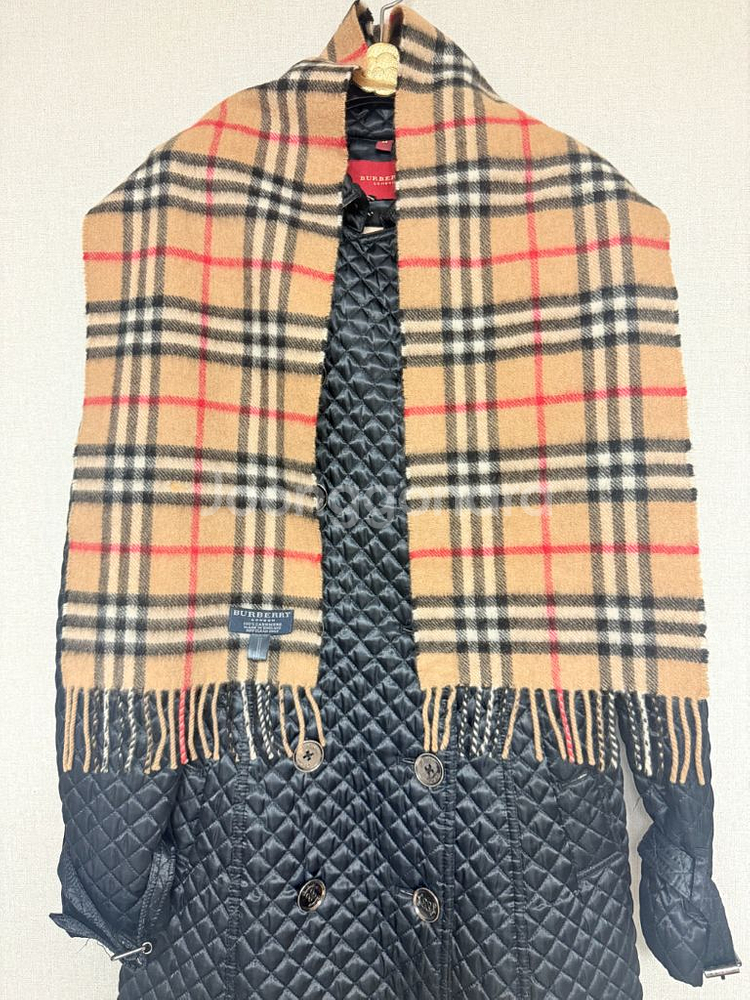 정품Burberry 100%캐시미어 목도리 머플러--2
