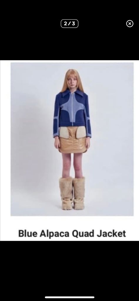 오들리워크샵 odlyworkshop | Blue Alpaca Quad Jacket--1