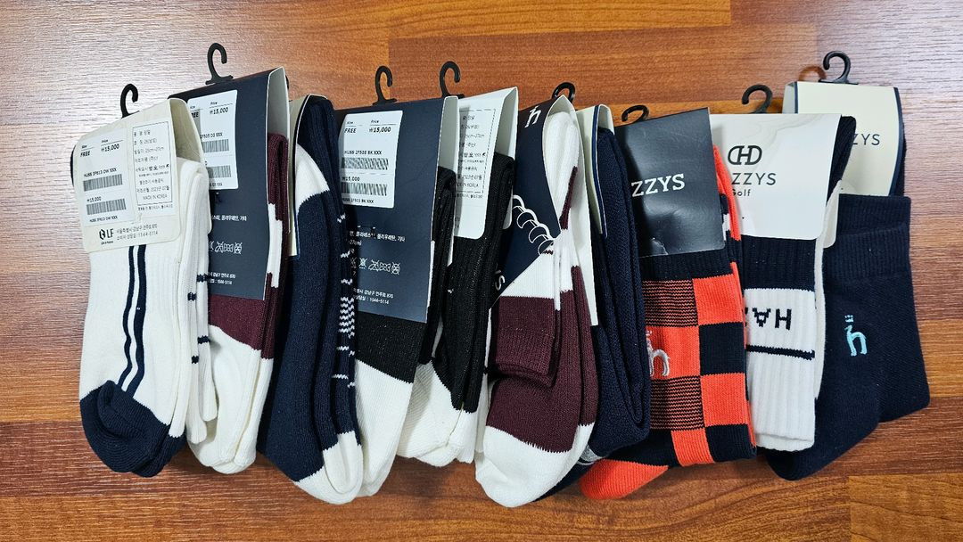 헤지스골프 남성 양말 새상품10개--1