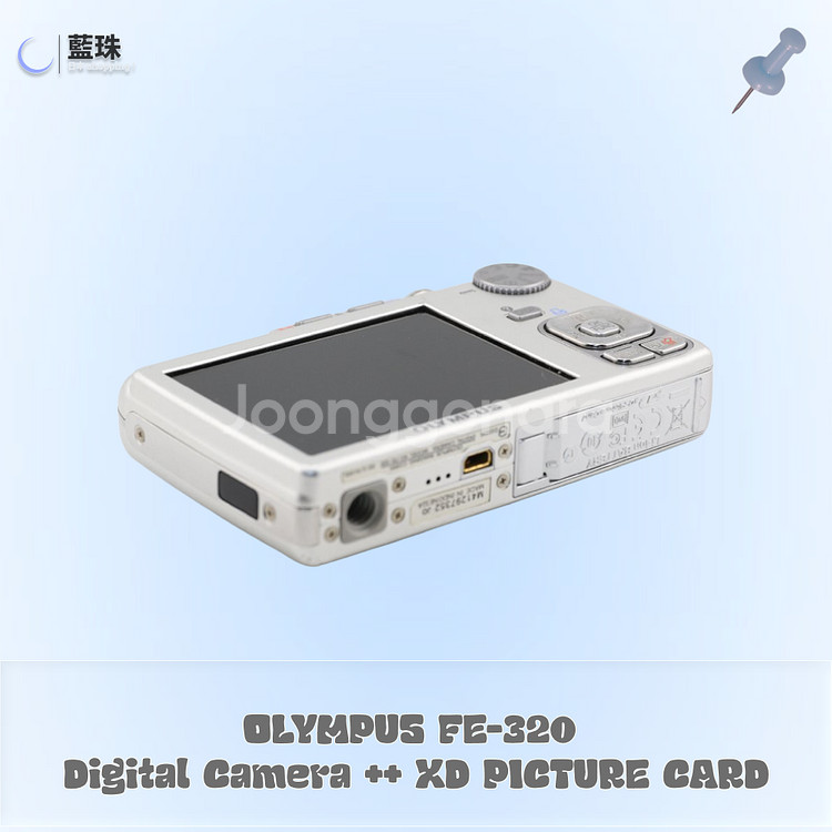 올림푸스 FE-320 빈티지 미니 디카 실버 + XD카드 구성--4