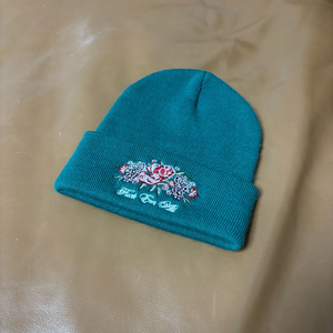 슈프림 비니 모자 로즈 장미 틸 블루