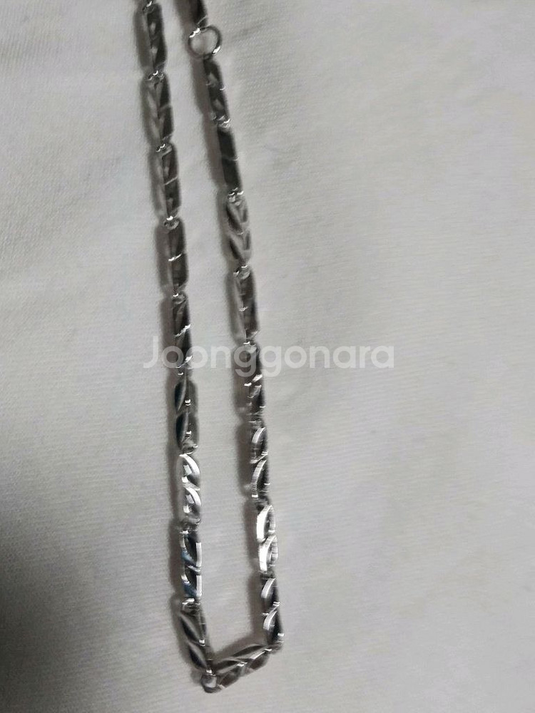 14k목걸이화이트42cm(7.63g)--2