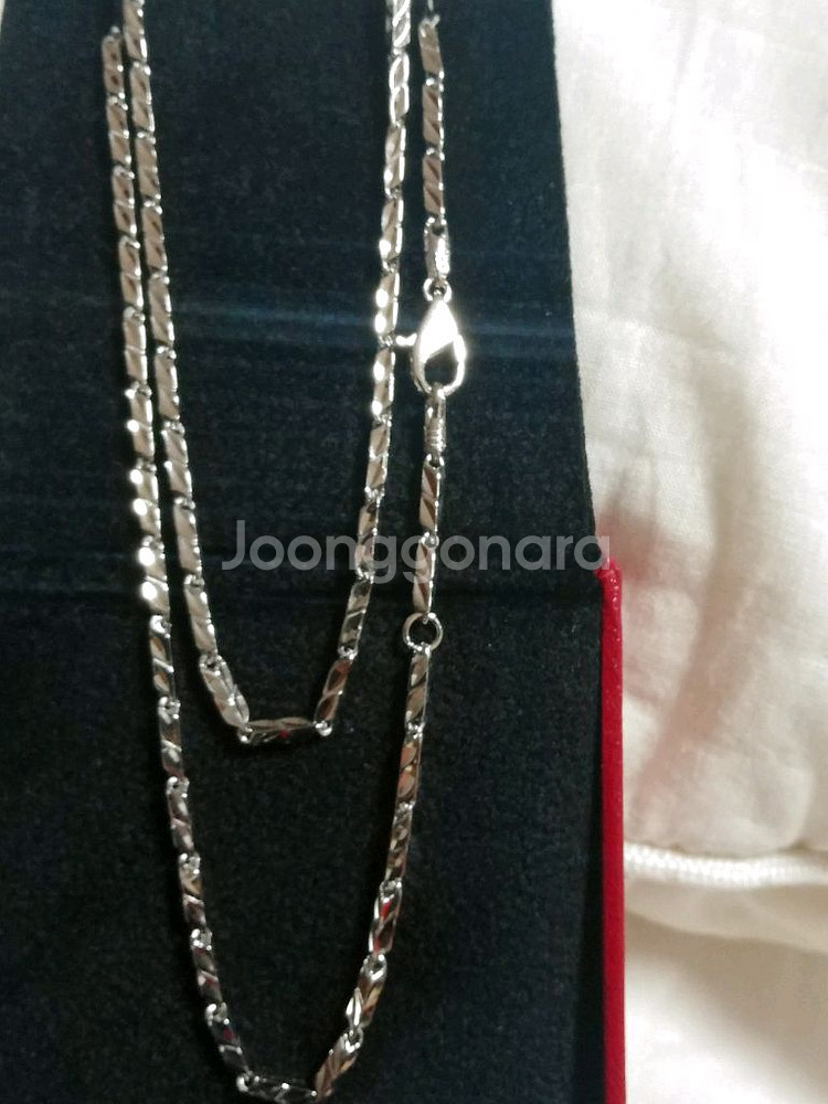 14k목걸이화이트42cm(7.63g)--5