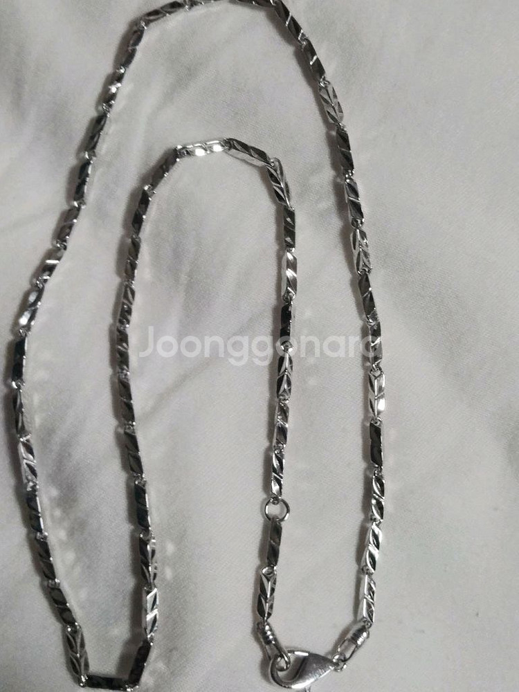 14k목걸이화이트42cm(7.63g)--8