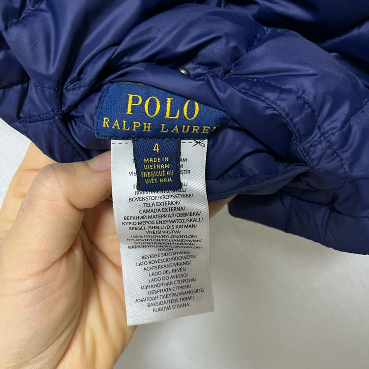 폴로 양면 패딩조끼 4T--4