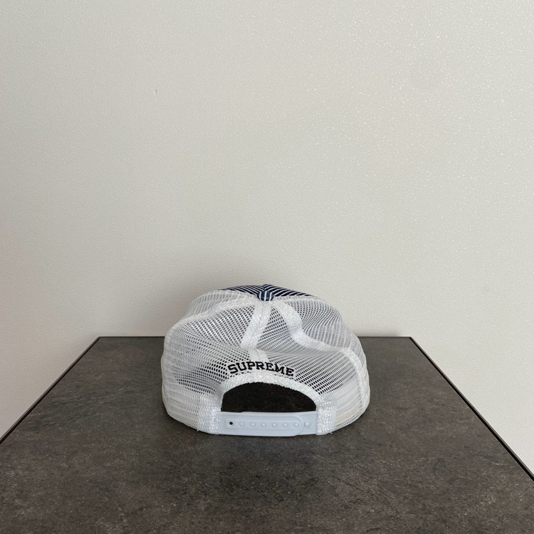(OS) 슈프림 6패널 볼캡 모자 오일 박스 히코리 스트라이프--3