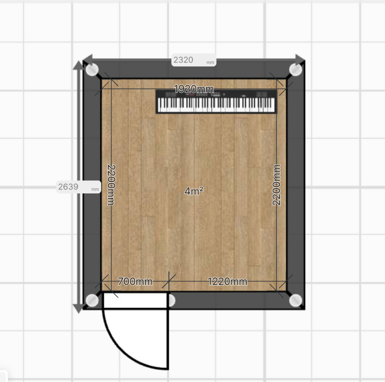 더블 방음부스 내부 2.2 1.9 초대형 이미지