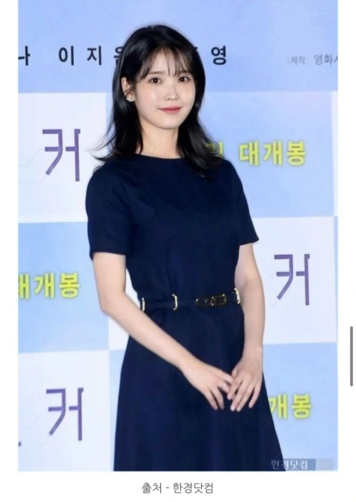 구찌 네이비 원피스 (아이유 착용) 이미지