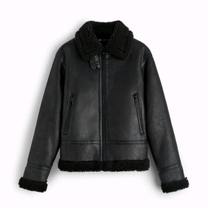 자라 블랙 무스탕 자켓 zara xl 105사이즈 2회 착용 거의새상품 오염 하자없음 김우빈 착용 블랙무스탕