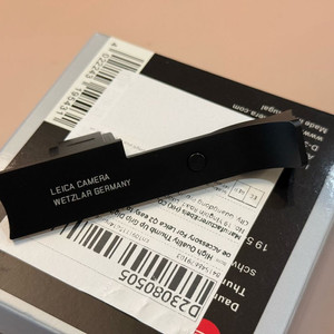 라이카Q2 엄지그립(블랙)