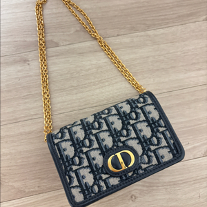 디올 오블리크 나노 파우치 크로스백